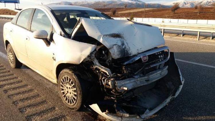 Dinarda kaza: 1 yaralı