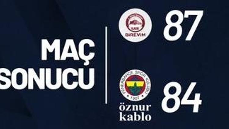 Birevim Elazığ İl Özel İdare: 87 - Fenerbahçe Öznur Kablo: 84