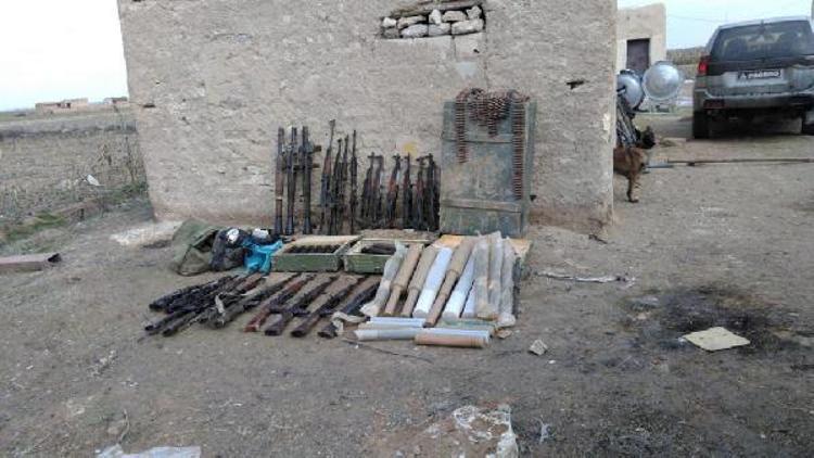 PKK/YPGye ait silah ve mühimmatlar imha edildi