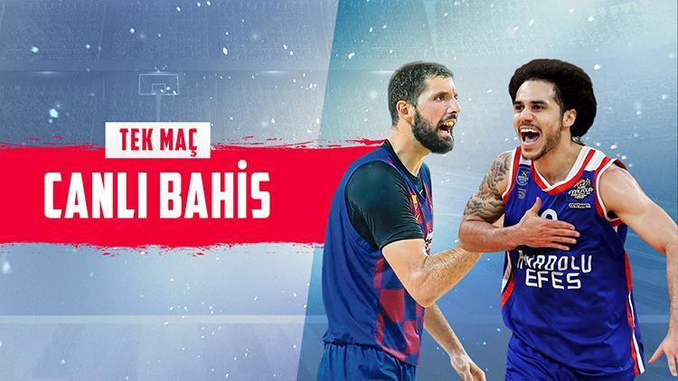 Euroleaguede liderlik savaşı Anadolu Efesin Barcelona karşısında iddaa oranı...