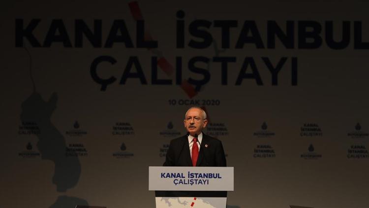 CHP Genel Başkanı Kemal Kılıçdaroğlu Kanal İstanbul Çalıştayında konuştu