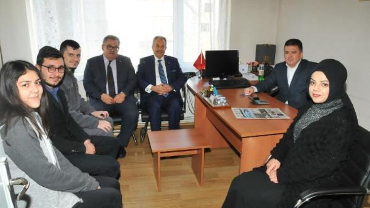 Akşehir Belediye Başkanı, gazetecileri ziyaret etti