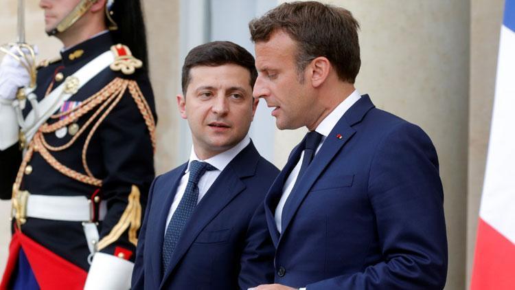 Zelenskiy ve Macron Ukrayna uçağının düşürülmesini görüştü