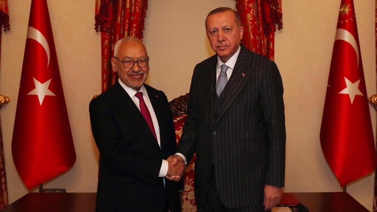 Son dakika haberi: Cumhurbaşkanı Erdoğan, Gannuşiyi kabul etti