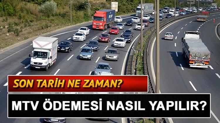 MTV ödemelerinde son gün ne zaman Motorlu Taşıtlar Vergisi borç ödeme nasıl yapılır