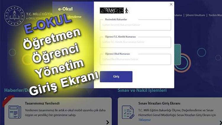 E Okul sayfası kapandı mı 2020 MEB E Okul giriş yapma ekranı