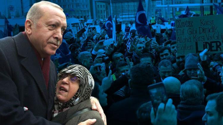 Cumhurbaşkanı Erdoğan, Berlinde Türklerin sevgi gösterileriyle karşılandı