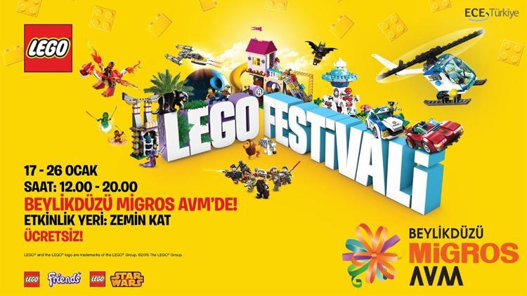 Yarıyıl tatilinde çocuklar Beylikdüzü Migros AVM LEGO® Festivali’nde buluşuyor