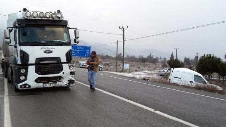 Yeşilovada kaza: 1 yaralı