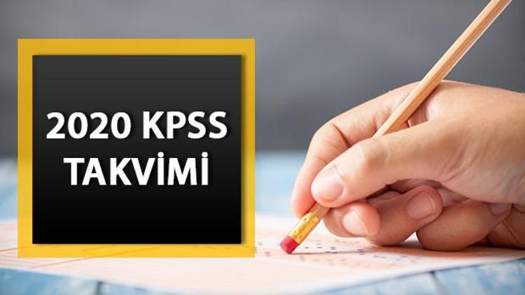 KPSS başvuruları o tarihte başlayacak 2020 lisans önlisans ve ortaöğretim KPSS takvimi