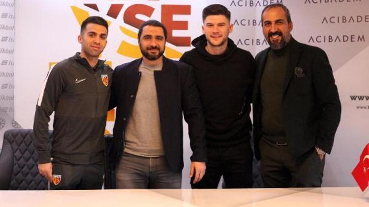 Kayserispor, Emre Taşdemir ve Cristian Sapunaruya imzayı attırdı