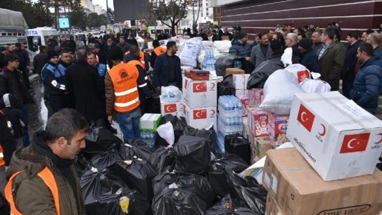 Tatvandan Elazığa yardım