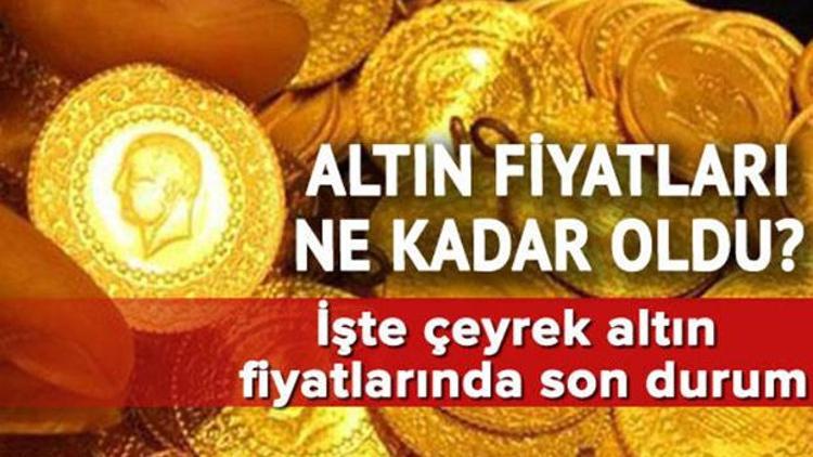 Hafta sonu altın fiyatları ne kadar oldu Canlı gram ve çeyrek altın fiyatları (26 Ocak)