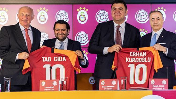 Galatasaray, TAB Gıda ile sponsorluk anlaşması imzaladı