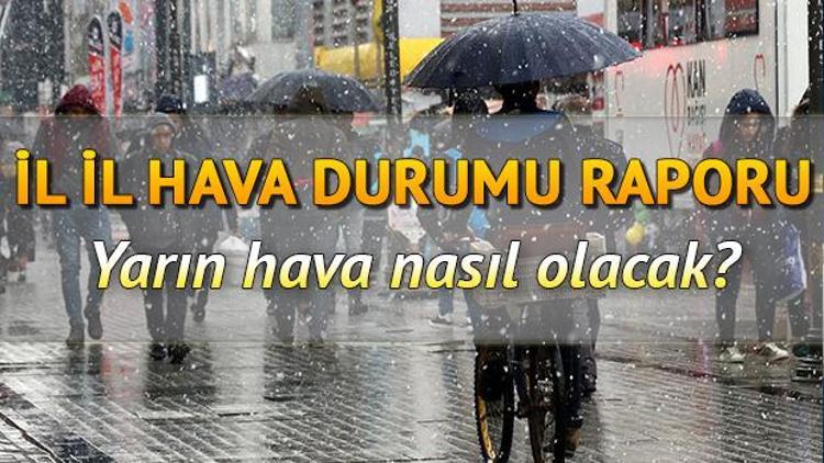 İstanbulda kar yağacak mı Yarın hava nasıl olacak 29 Ocak Türkiye geneli hava durumu
