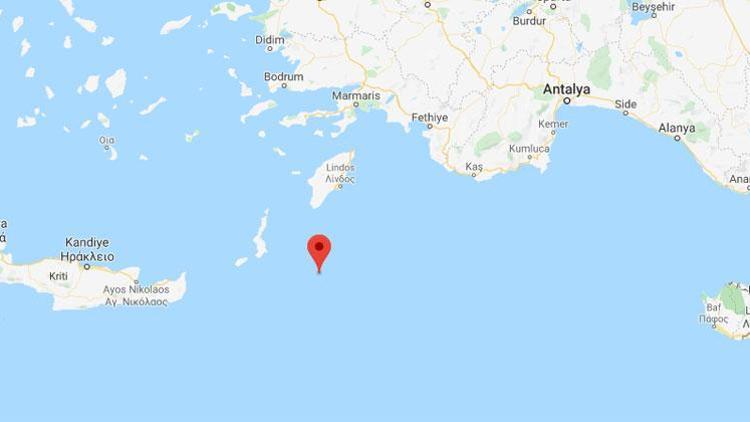 Son dakika haberler... Akdenizde 4.5lik deprem