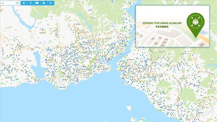 İBB deprem toplanma alanlarını erişime açtı – İBB şehir haritası toplanma alanı sorgulama sayfası