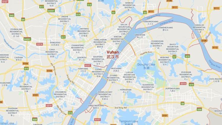 Vuhan nerede Harita üzerinde Wuhan bölgesi
