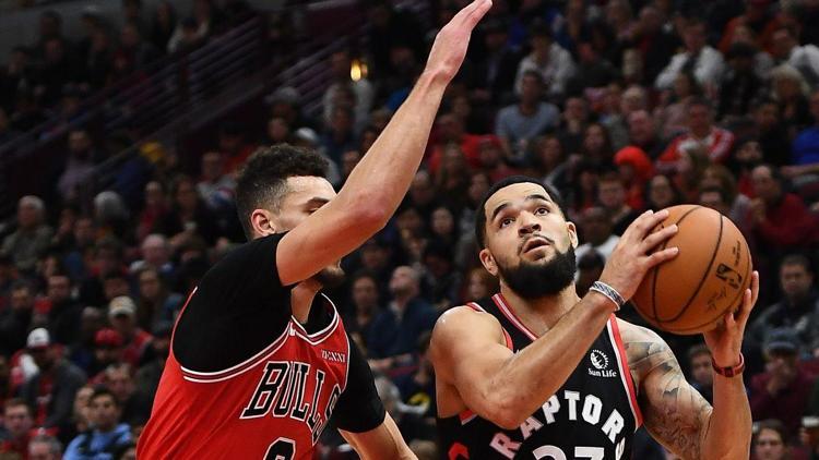 NBAde Bullsu yenen Raptors, üst üste 11. galibiyetini aldı