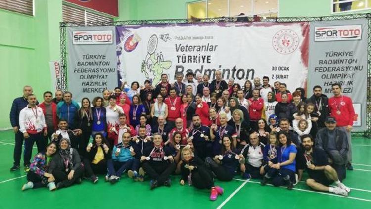 Veteranlar Türkiye Badminton Şampiyonası sona erdi