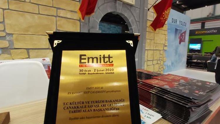 EMITTte, Tarihi Alan Başkanlığına En İyi Ekip Çalışması plaketi verildi