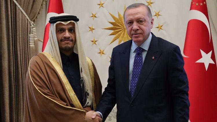 Cumhurbaşkanı Erdoğan, Al Thani’yi ağırladı