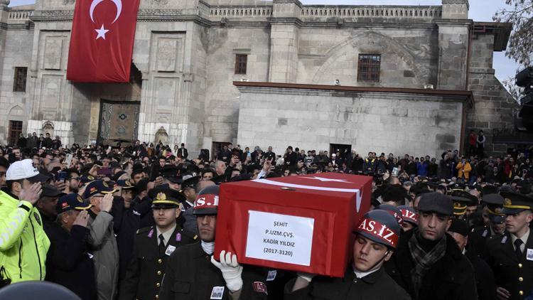 Şehit Uzman Çavuş Yıldızı, Aksarayda 15 bin kişi uğurladı