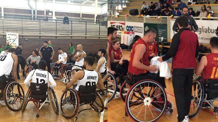 Tekerlekli Sandalye Basketbol Süper Liginde derbi Beşiktaş ile Galatasaray...