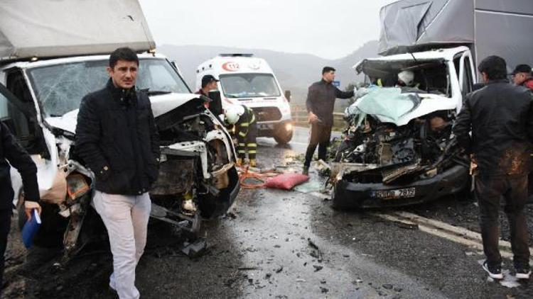 Aydında 3 aracın karıştığı zincirleme kaza: 1 ölü, 7 yaralı