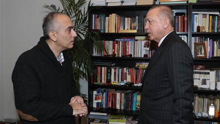 Cumhurbaşkanı Erdoğan, Markar Esayanı evinde ziyaret etti