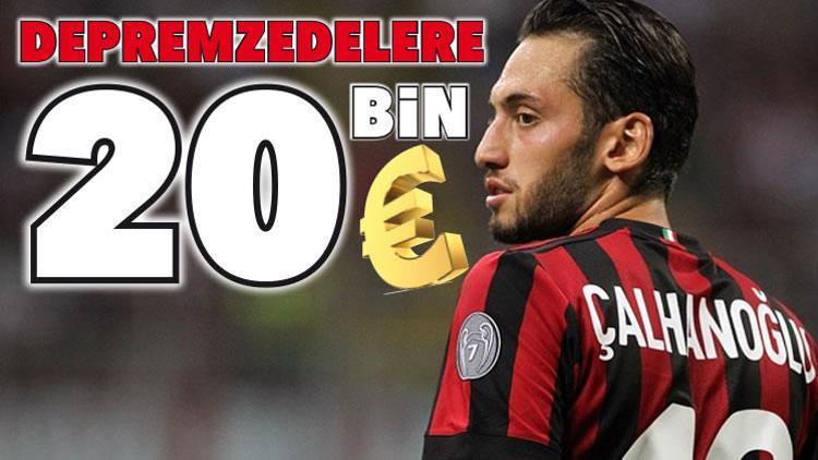 Hakan Çalhanoğlu’ndan destek