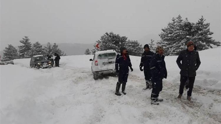 Abanta ulaşım sağlanmaya başladı