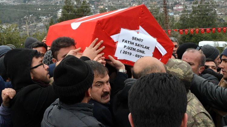 Şehit Uzman Onbaşı Fatih Saylak son yolculuğuna uğurlandı