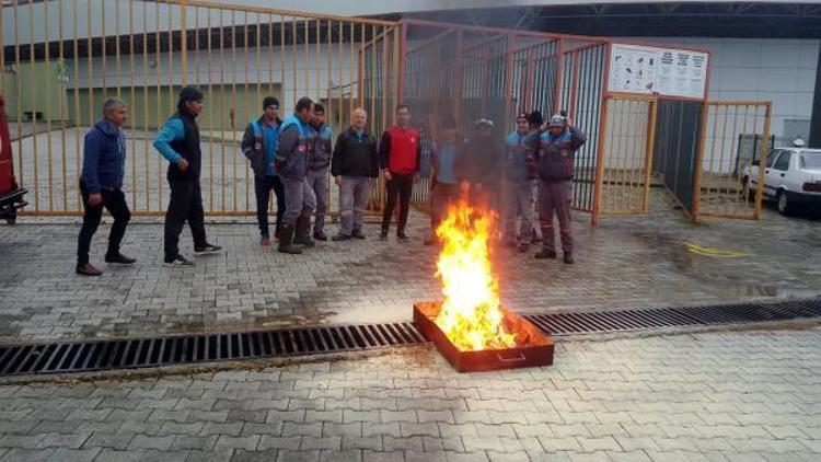 Bahçeşehir Stadında yangın tatbikatı