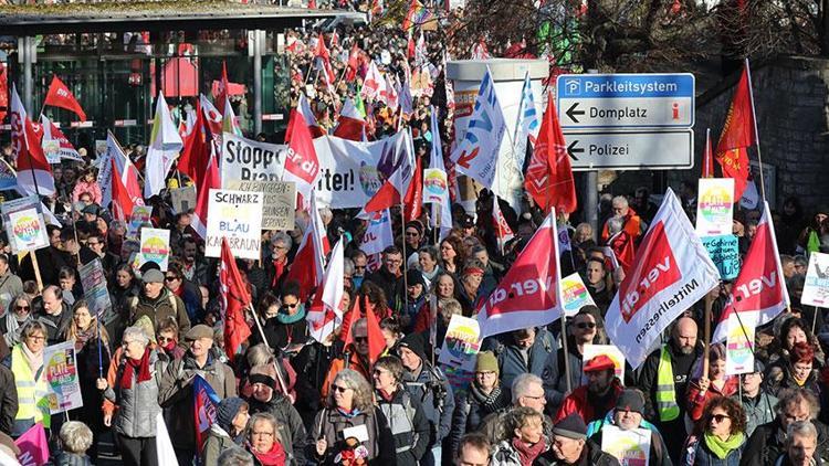 Erfurt’ta AfD karşıtı gösteri