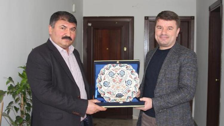 Aksaray Belediye Başkanı, Kültür Park Yönetim Kurulu Başkanını ziyaret etti