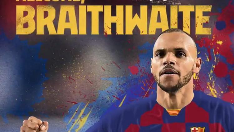 Barcelona, özel izinle Danimarkalı forvet Martin Braithwaitei transfer etti