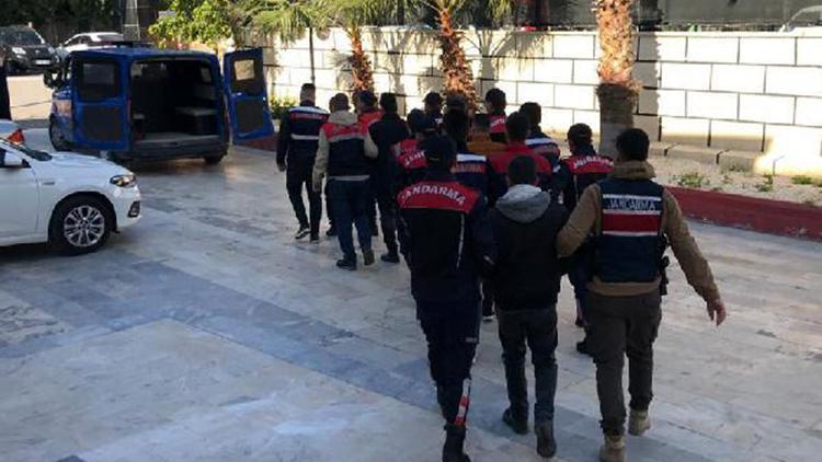 Mersin’de torbacı operasyonu: 33 gözaltı