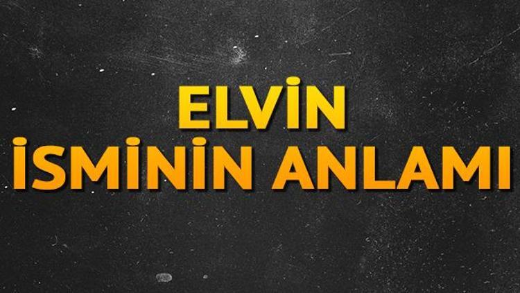 Elvin isminin anlamı nedir Elvin ne demek