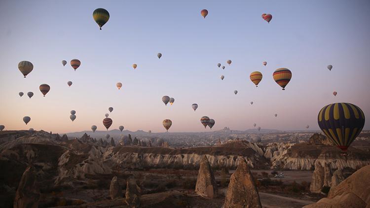 Kapadokya’da sıcak hava balon turları 2 gün boyunca iptal edildi