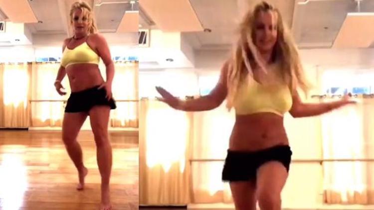 Britney Spears dans videosu çekerken ayağını kırdı