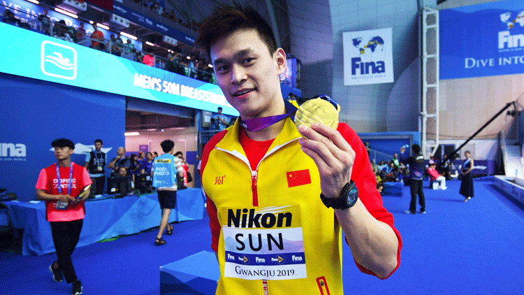 Olimpiyat şampiyonu Çinli yüzücüye 8 yıl men