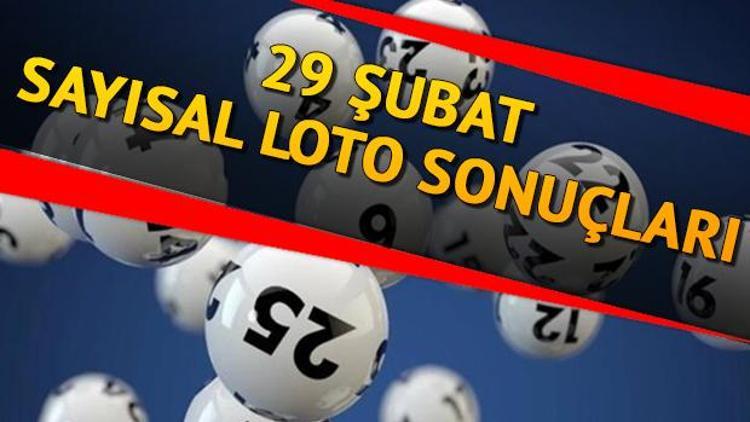 29 Şubat 2020 Sayısal Loto çekiliş sonucu sorgulama ekranı: Sayısal Loto sonuçları açıklandı (1 milyon 2 kişiye çıktı)