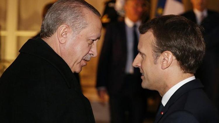 Son dakika haberi: Cumhurbaşkanı Erdoğan, Macron ile görüştü