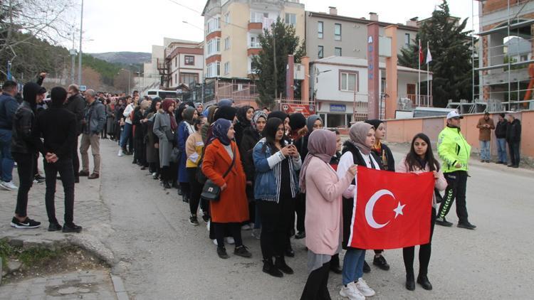 Şehitlere saygı yürüyüşü ve motosiklet konvoyu