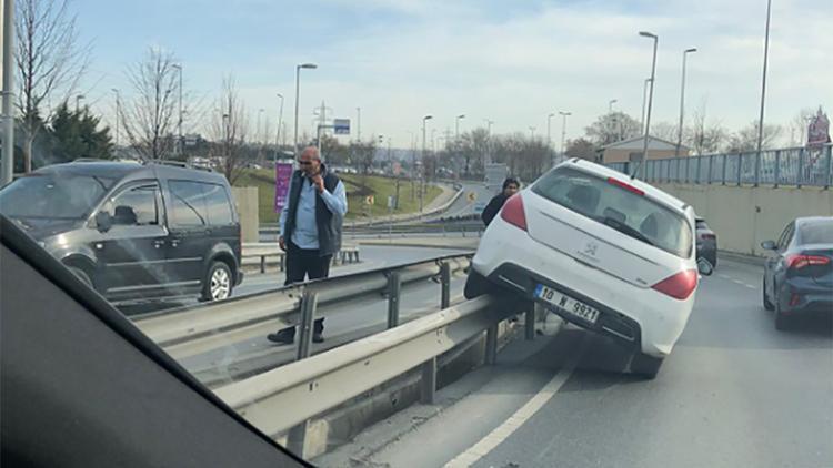 İstanbul’da ilginç kaza