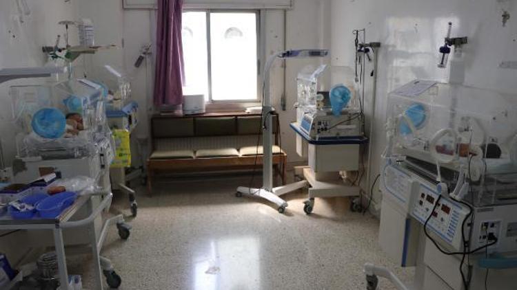 İdlibde 17 bebeğin tedavi gördüğü hastaneye tek yardım Türkiyeden