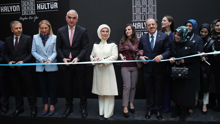 Emine Erdoğan Kalyon Kültürün açılışına katıldı