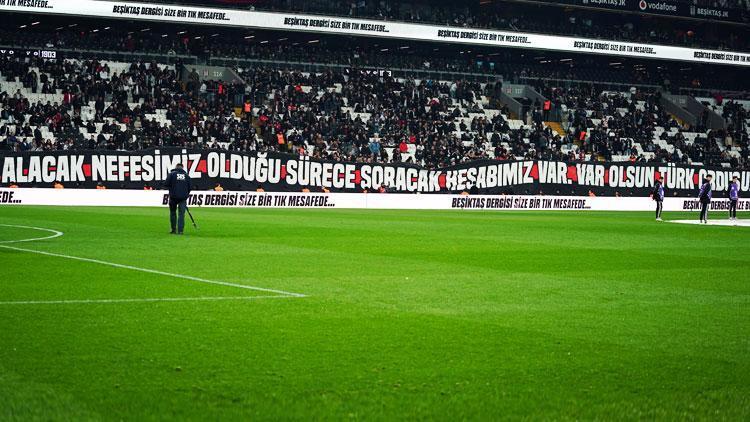 Beşiktaş taraftarından Mehmetçiğe destek