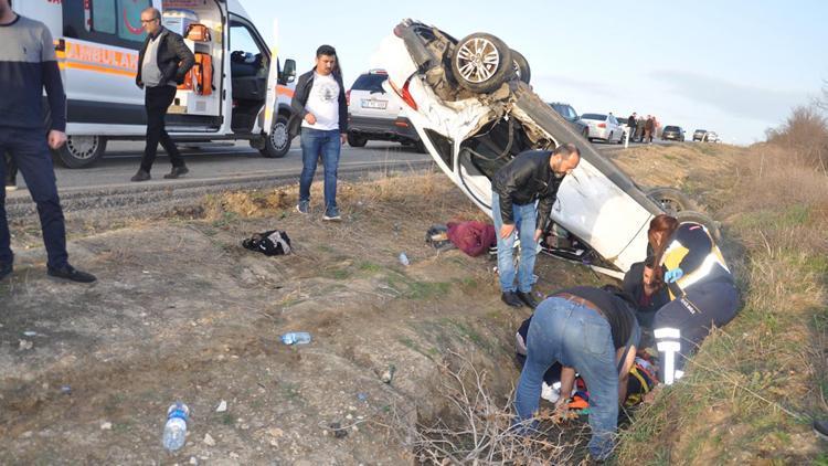 Tekirdağ’da feci kaza: 4ü çocuk 7 yaralı